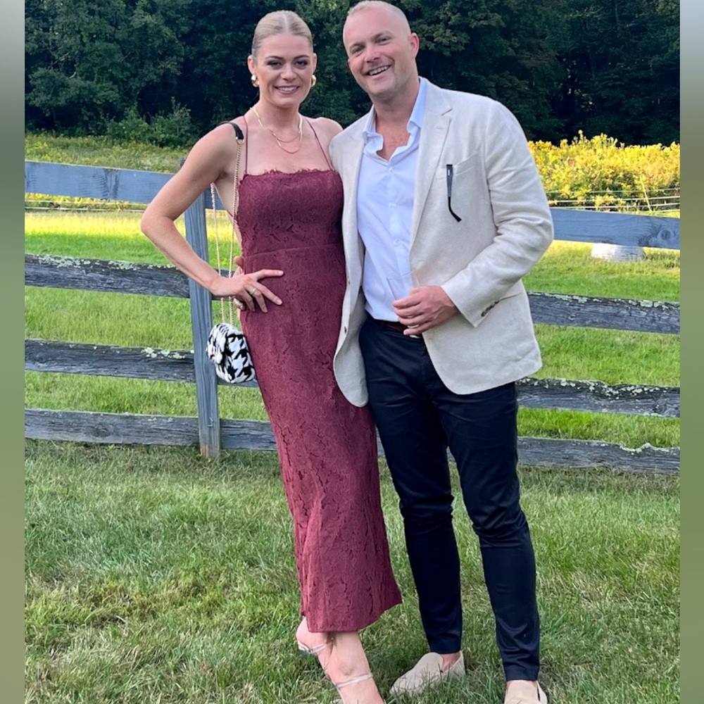 Anthropologie Fame and Partners Rain Column Dress